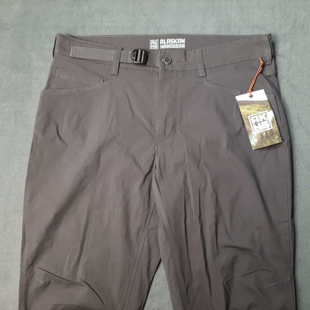 NEW Alaskan Hardgear Pants Mens 34x32 Gray Free Rein Duluth Work Hiking AKHG
